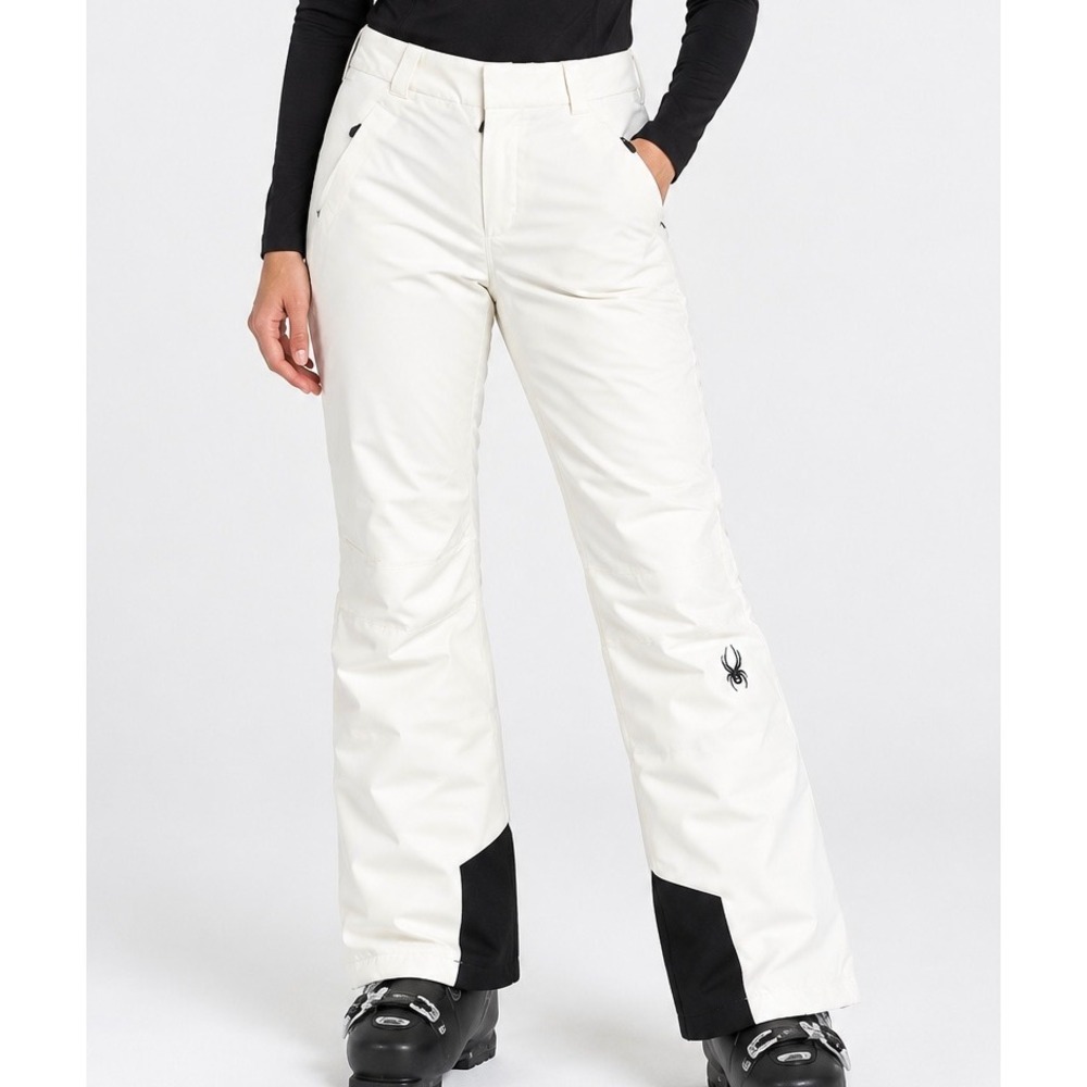 Spyder Womens Section Insulated Ski Pants White Style 120015 Size 4